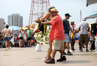 Coney Island Mermaid Parade 2024 (after the parade, on the pier)
